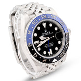 Rolex GMT Master-II Batgirl Jubilee Band Stainless Steel Box/Card Full Set 126710BLNR