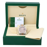Mens 41MM Rolex Datejust 10k Gold/SS 3.5CTW Natural Diamond Bezel Chocolate Face 2-Tone Jubilee Band Watch