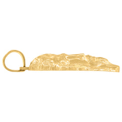 10kt Yellow Gold Mens Nugget Fashion Ring