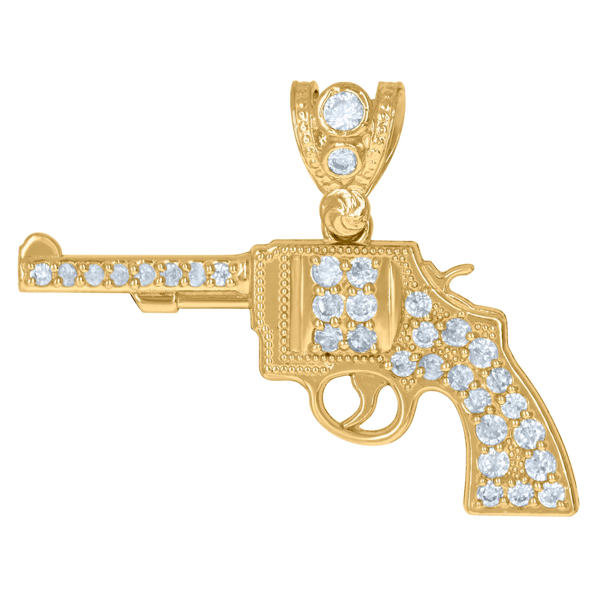10kt Yellow Gold Mens Black Lives Matter Talking Charm Pendant