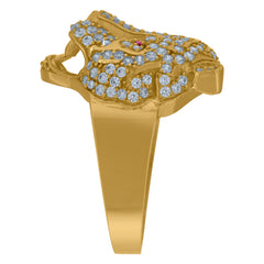 10kt Two-tone Gold Mens Guadalupe Religious Charm Pendant