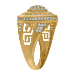 10kt Yellow Gold Mens Nugget Fashion Rings