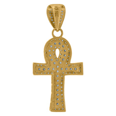 10kt Two-tone Gold Womens Multi-color Cubic-Zirconia Oval Medallion Guadalupe Religious Charm Pendant
