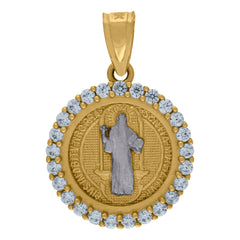 10kt Yellow Gold Mens Africa Country Globe Maps Charm Pendant