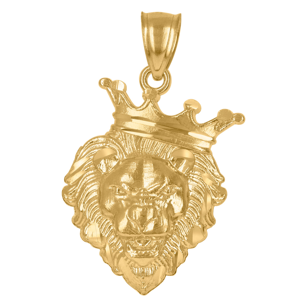 10kt Yellow Gold Mens Cubic-Zirconia St. Jude Religious Charm Pendant