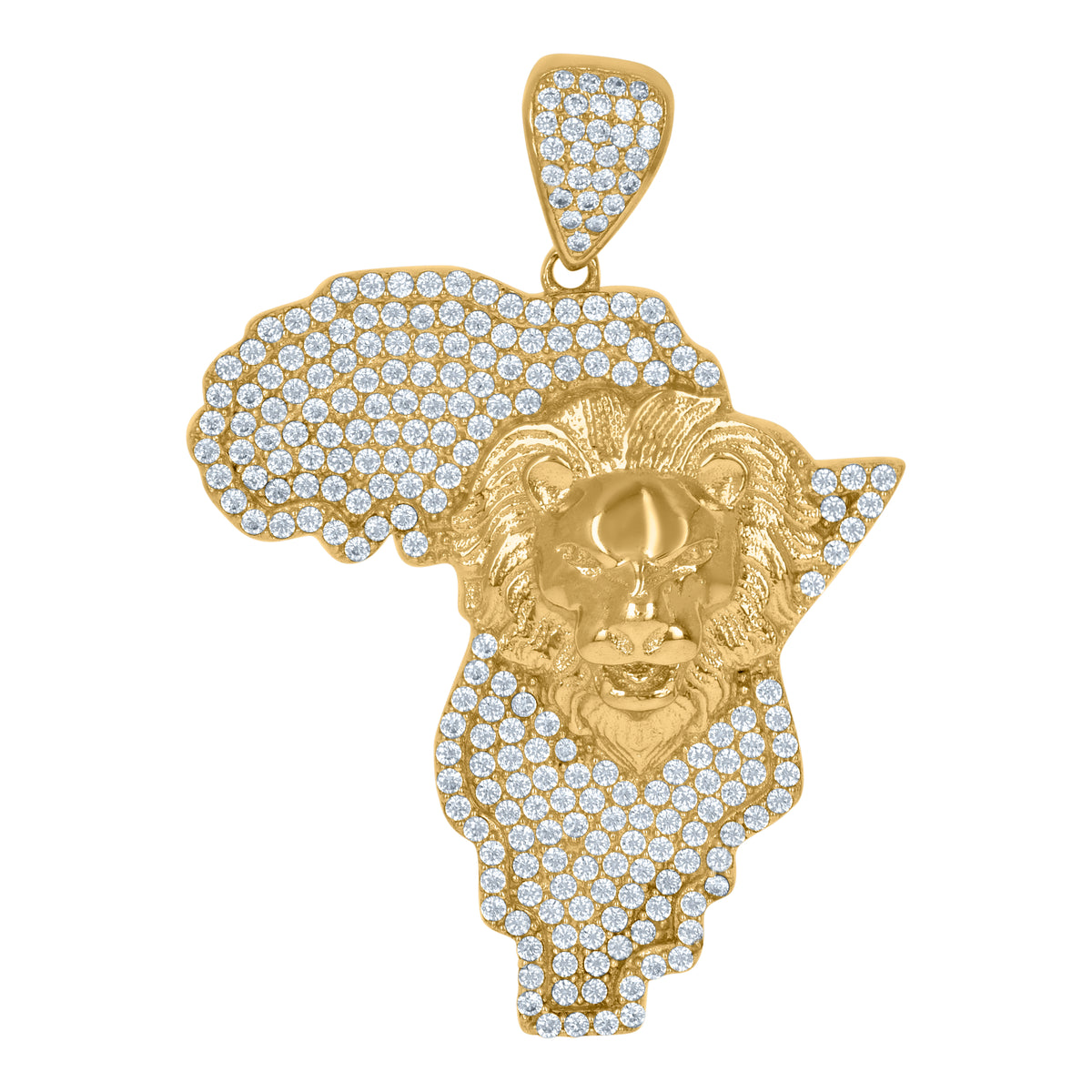 10kt Yellow Gold Mens Cubic-Zirconia St. Jude Religious Charm Pendant