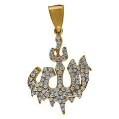 10kt Two-Tone Gold Mens Women Jesus Christ Pray For Us Religious Medallion Charm Pendant