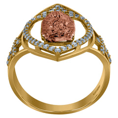 10kt Yellow Gold Two-Tone Diamond-Cut Mens Cross Crucifix Religious Charm Pendant