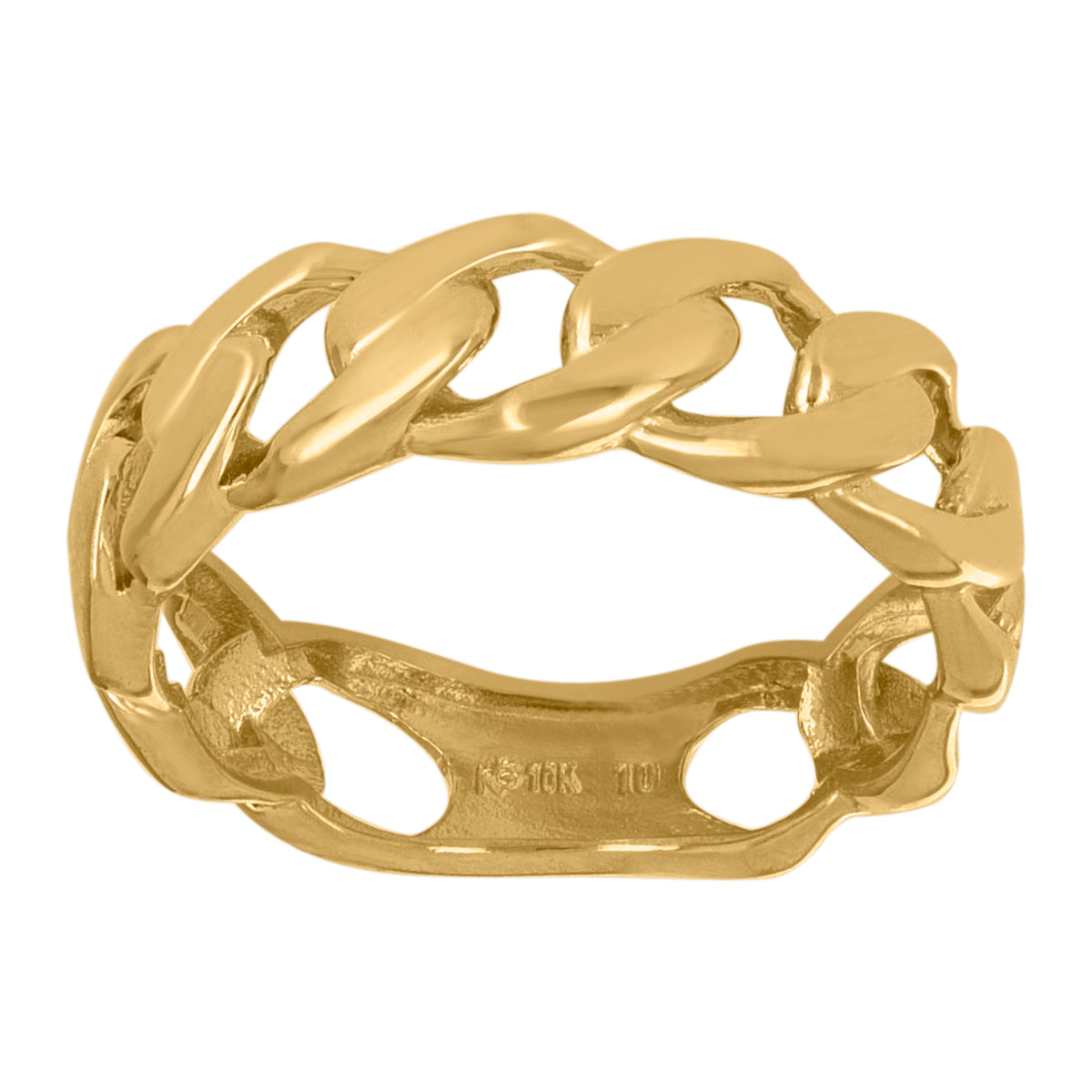 10kt Yellow Gold Mens White Pink Cubic Zirconia Crowned Lion Head Ring