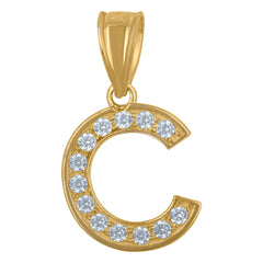 10kt Two-Tone Gold Mens Polish Finish Chand Sitara Religious Charm Pendant