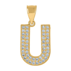 10kt Two-tone Gold Mens Nugget Last Supper Religious Charm Pendant