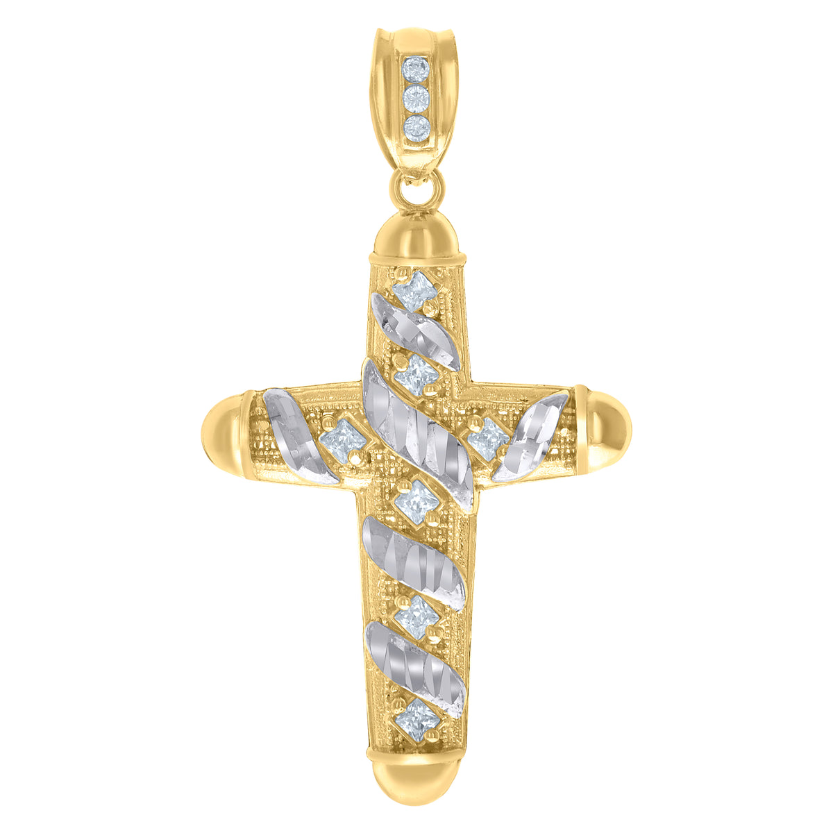 10kt Yellow Gold Cubic-Zirconia Mens Basket Ball Sports Charm Pendant