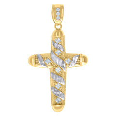 10kt Yellow Gold Cubic-Zirconia Mens Basket Ball Sports Charm Pendant