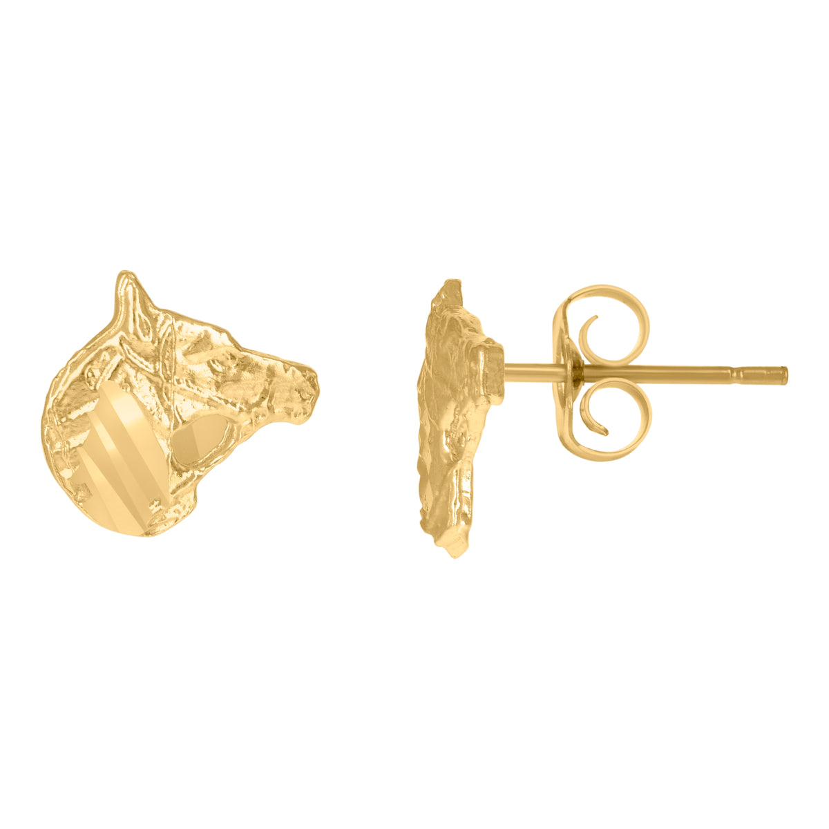 10kt Yellow Gold Mens Cubic-Zirconia Fashion Marijuana Leaf Charm Pendant