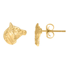 10kt Yellow Gold Mens Cubic-Zirconia Fashion Marijuana Leaf Charm Pendant