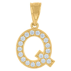 10kt Yellow Gold Mens Cubic-Zirconia The World Is Yours World Map Globe Charm Pendant