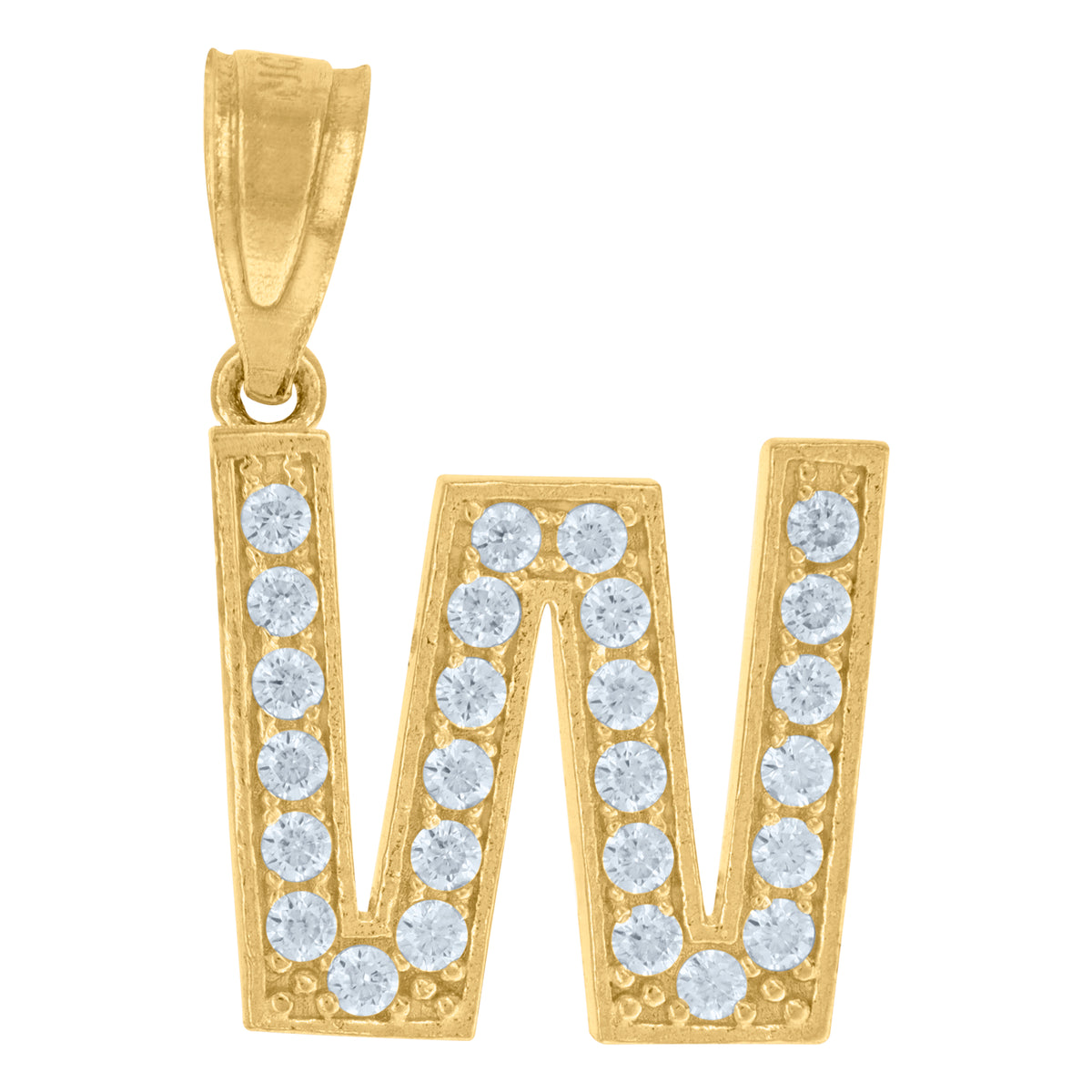 10kt Yellow Gold Mens Cubic-Zirconia Wildlife Bird Eagle Patriotism Charm Pendant