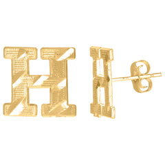 10kt Yellow Gold Mens Cubic-Zirconia Gun Charm Pendant