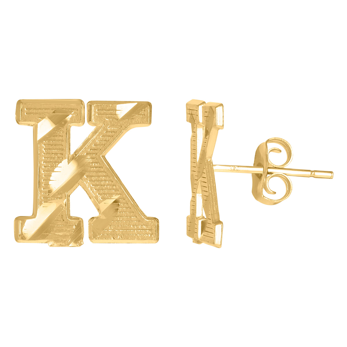 10kt Yellow Gold Mens Cubic-Zirconia Gun Charm Pendant