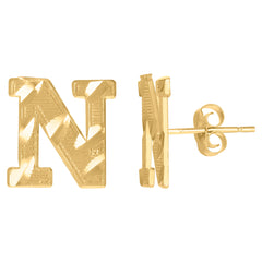 10kt Yellow Gold Mens Cubic-Zirconia Gun Charm Pendant