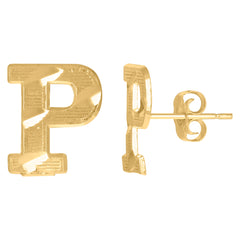 10kt Yellow Gold Mens Cubic-Zirconia Gun Charm Pendant