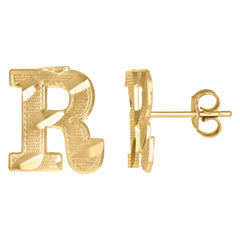 10kt Yellow Gold Mens Cubic-Zirconia Gun Charm Pendant
