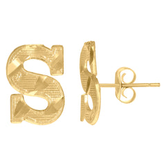 10kt Yellow Gold Mens Cubic-Zirconia Gun Weapons Charm Pendant
