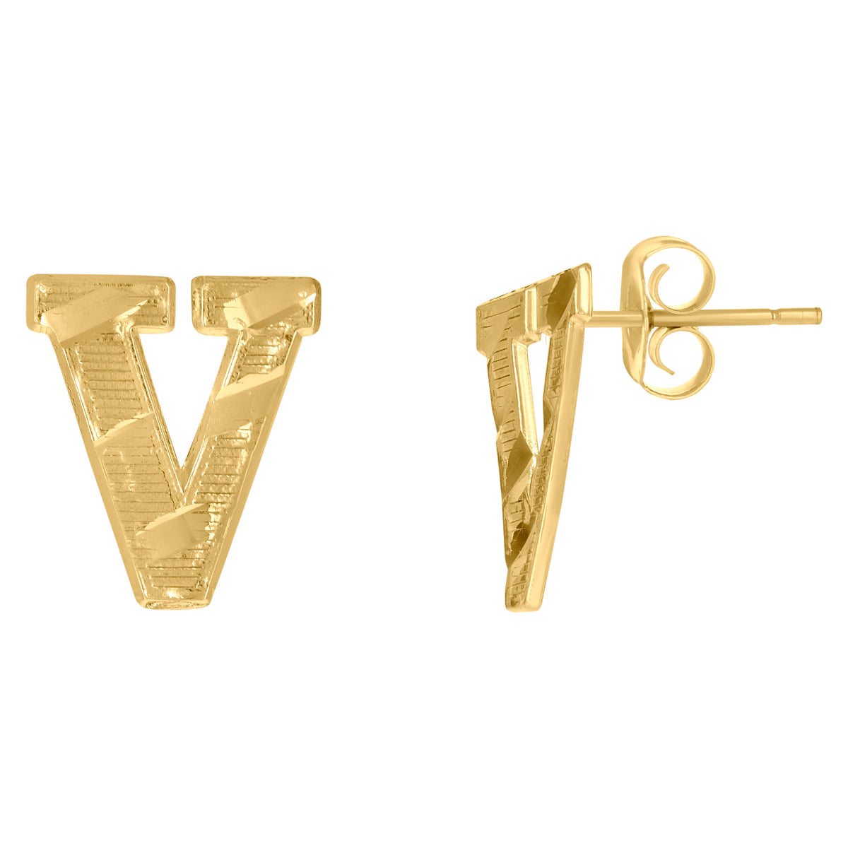 10kt Yellow Gold Mens Cubic-Zirconia Humsa Symbol Religious Charm Pendant