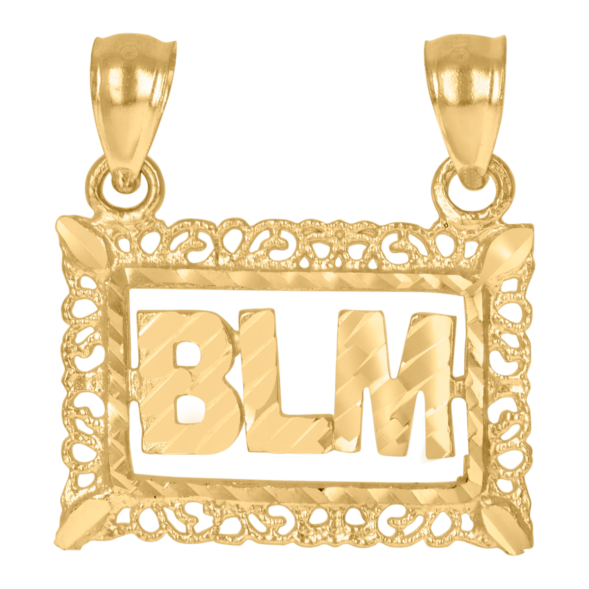 10kt Yellow Gold Mens Jesus Religious Charm Pendant