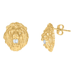 10kt Yellow Gold Mens Cubic-Zirconia Religious Ankh Cross Egyptian Medallion Charm Pendant