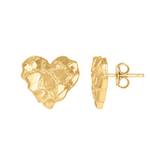 10kt Yellow Gold Mens Cubic-Zirconia Religious Budded Cross Charm Pendant