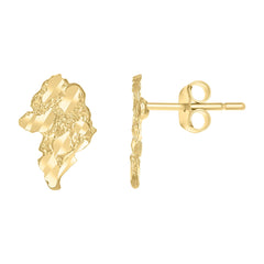 10kt Yellow Gold Mens Cubic-Zirconia Religious Budded Cross Crucifix Charm Pendant