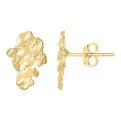 10kt Yellow Gold Mens Cubic-Zirconia Religious Cross Crucifix Charm Pendant