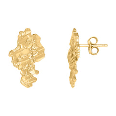 10kt Yellow Gold Mens Cubic-Zirconia Religious Fleur De Lis Cross Charm Pendant