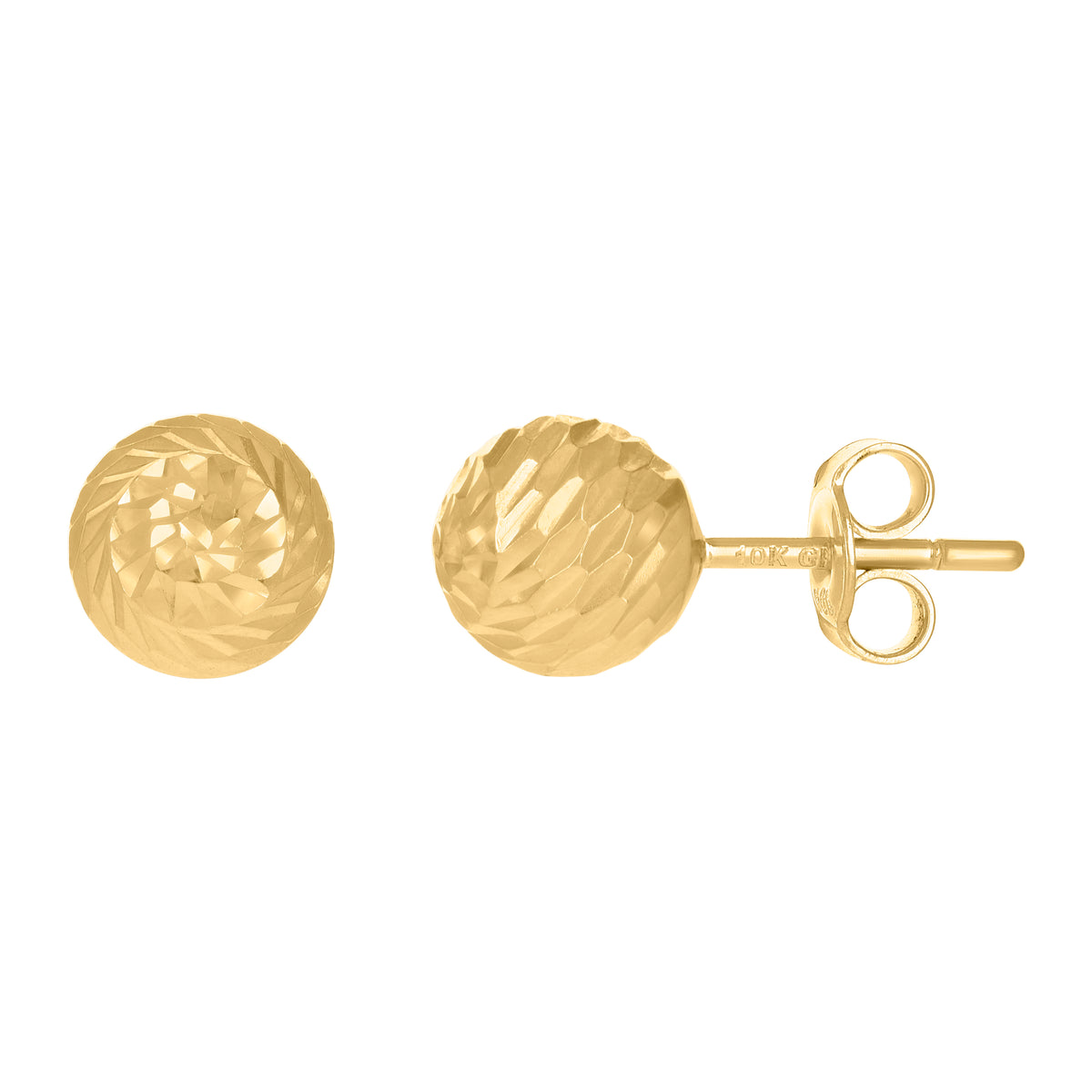 10kt Yellow Gold Textured Unisex Hawaii State Charm Pendant