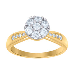 10kt White Gold Unisex Tube Cross Religious Charm Pendant