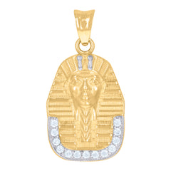 10Kt Yellow Gold Mens Leo/Lion Animal Zodiac Sign/Wildlife Charm Pendant