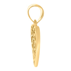 10kt Two-Tone Gold Womens Cubic-Zirconia Fashion Ring