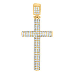 10kt Yellow Gold Mens Guadalupe Religious Round Medallion Charm Pendant