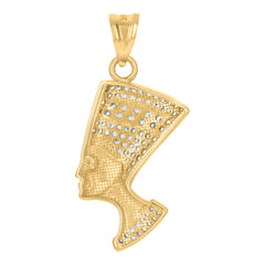 10kt Yellow Gold Mens Marijuana Leaf Fashion Charm Pendant