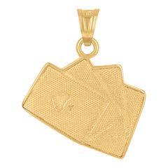10kt Yellow Gold Mens Marijuana Leaf Fashion Charm Pendant