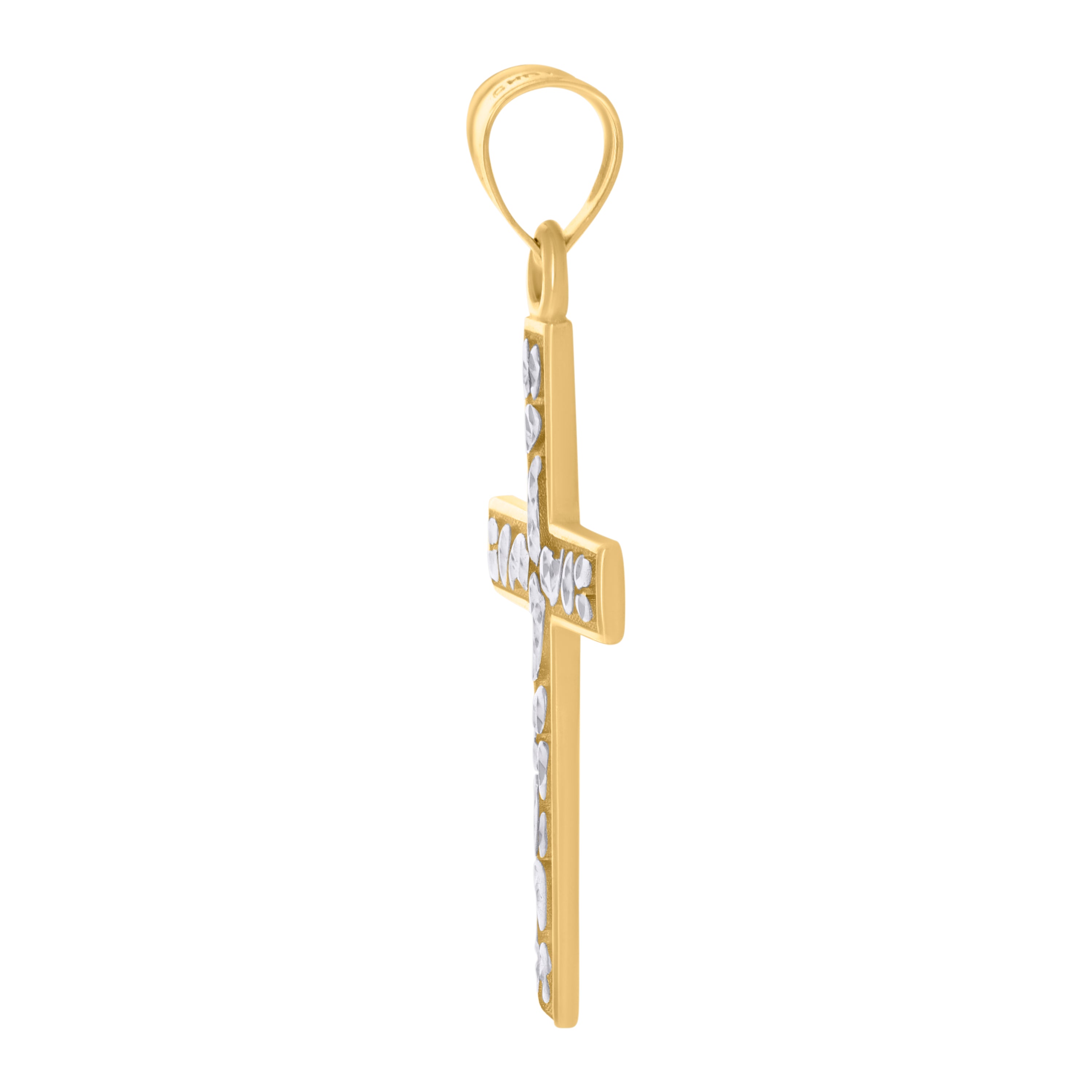 10kt Two-tone Gold His & Hers Cubic-Zirconia Trio Ring Set
