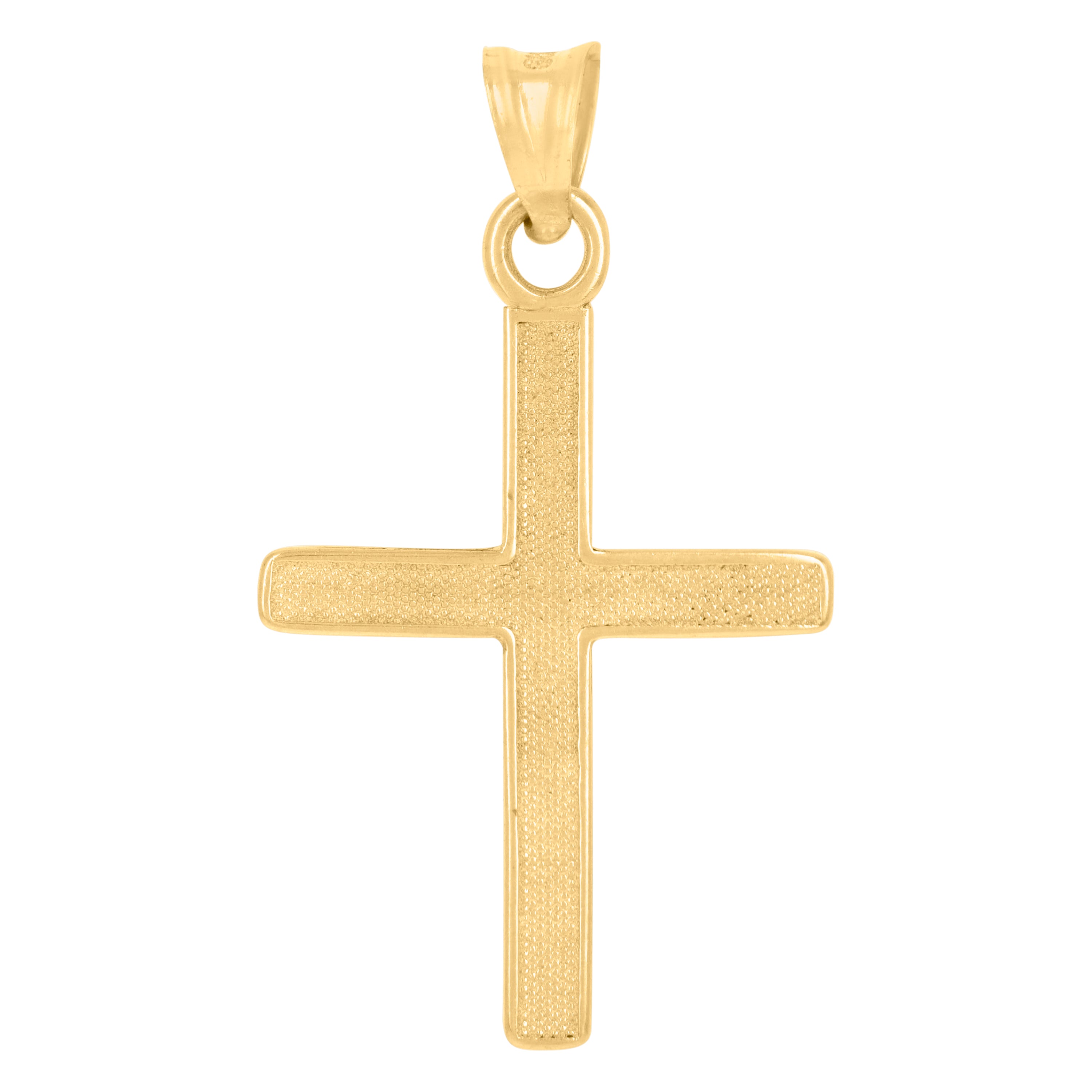 10kt Two-Tone Gold Mens Jesus Religious Charm Pendant