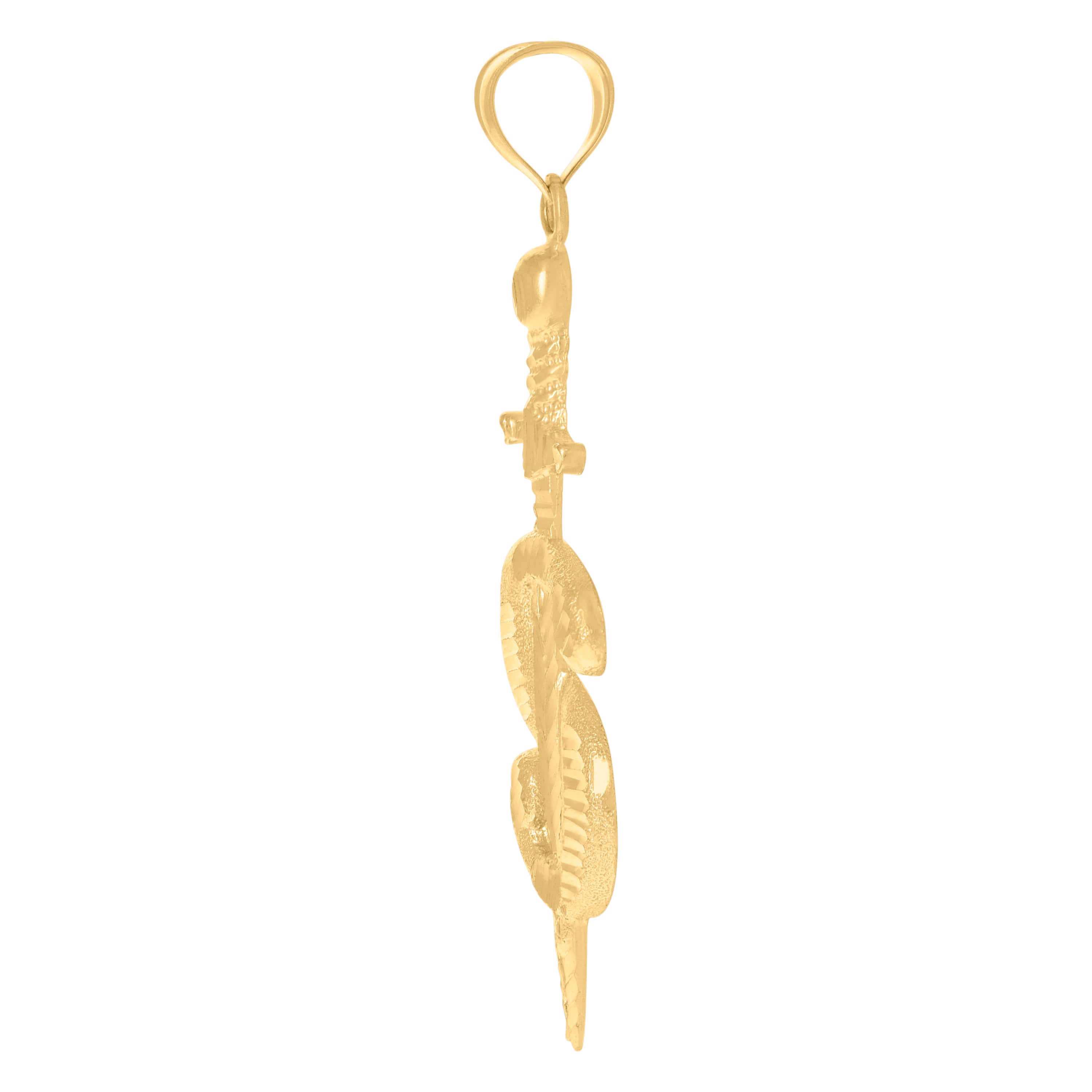 10kt Yellow Gold Mens Nugget Fashion Ring