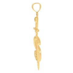 10kt Yellow Gold Mens Nugget Fashion Ring