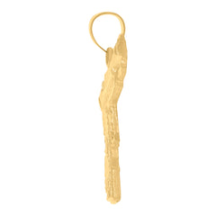 10kt Yellow Gold Mens Juicy Fashion Charm Pendant