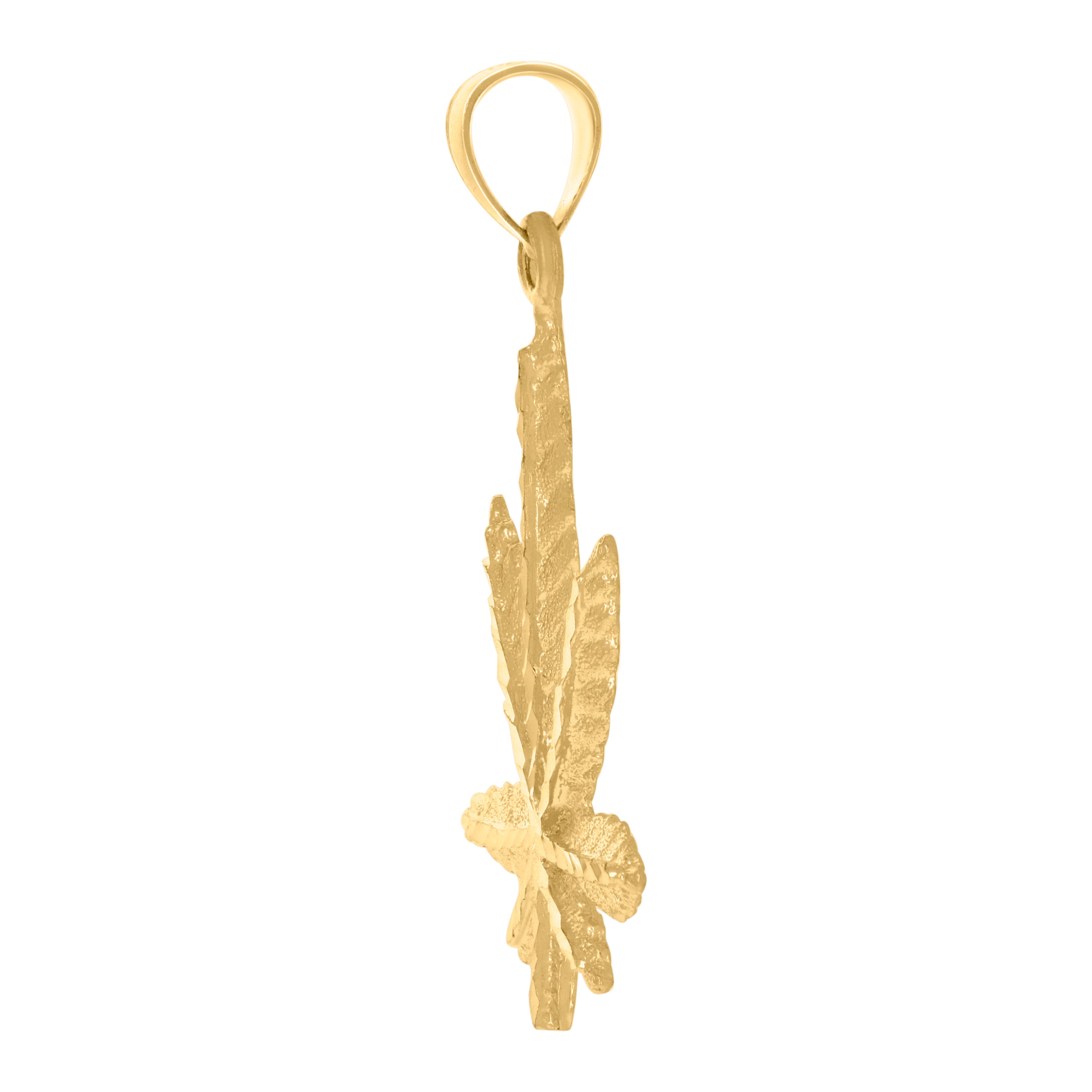 10kt Yellow Gold Mens Nugget Fashion Ring