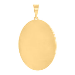 10kt Yellow Gold Mens Gun Weapon Charm Pendant