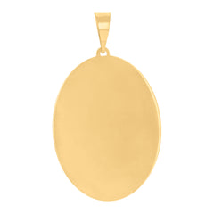 10kt Yellow Gold Mens Gun Charm Pendant