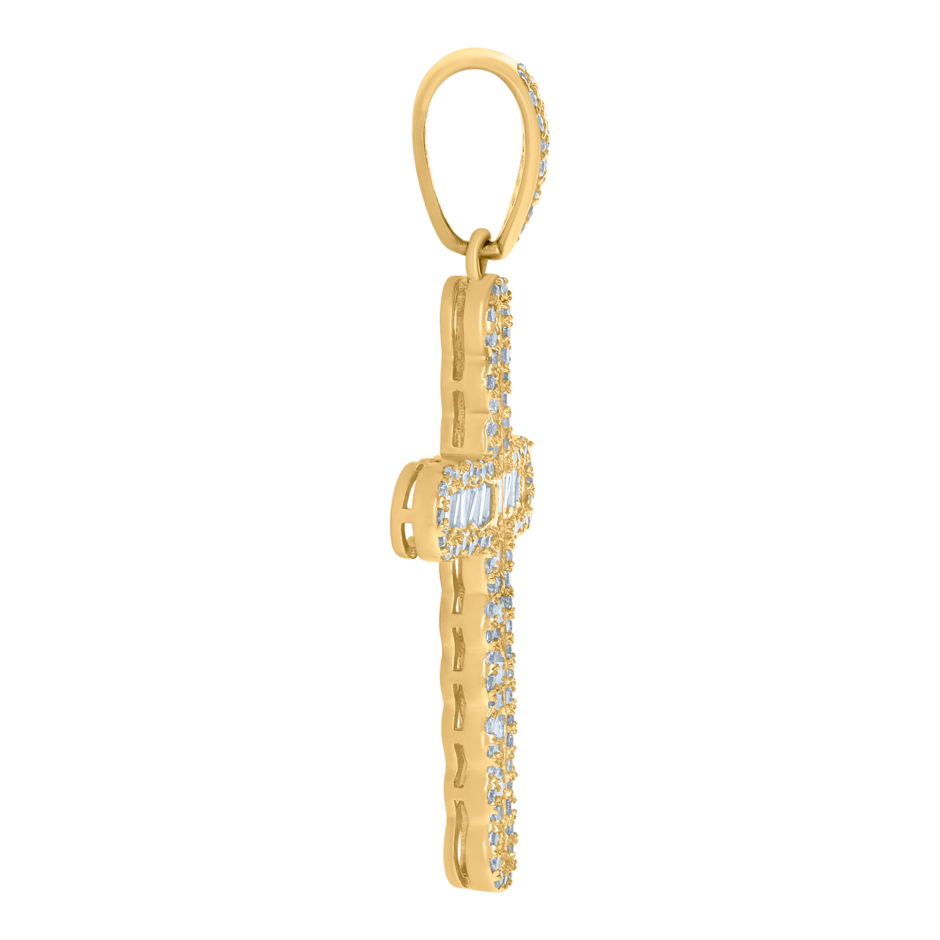 10kt Yellow Gold Mens Initials Letter R Stud Earrings